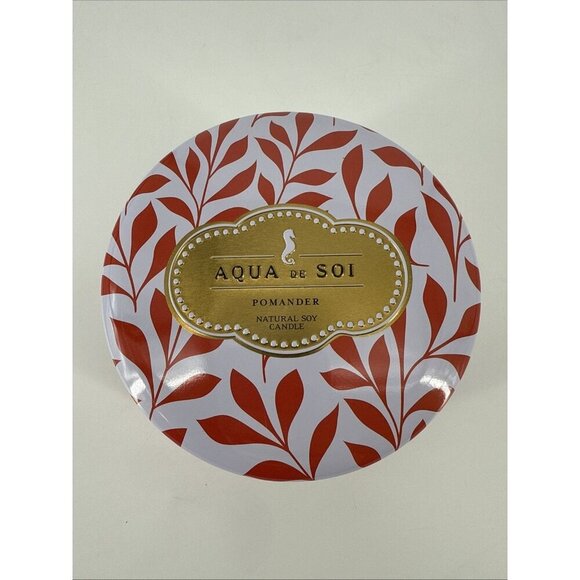 Aqua De Soi Pomander Cinnamon Scented Holiday Candle Natural Soy 21 Ounce NEW - Picture 2 of 7
